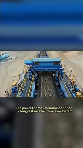 Intelligent long-distance belt conveyor makes transportation easier