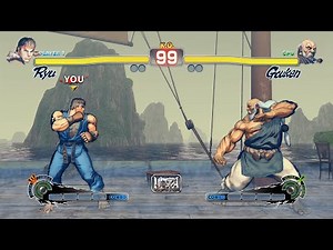 Ryu vs Gouken (Hardest) Street Fighter 4.| Epic Battle