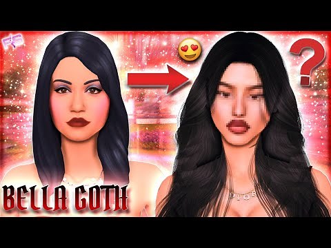 Bella Goth Makeover! 🖤 - CC FOLDER & SIM DOWNLOAD | Sims 4 CAS
