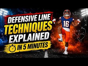 Defensive Line Techniques & Alignments Explained in 5 Minutes