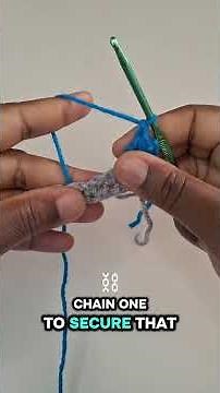 Double Crochet Cluster Stitch | Beginner Friendly #crochetforbeginners #shorts