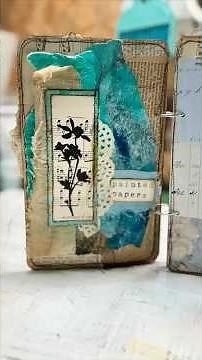 Simple and fun painted papers for your junk journals