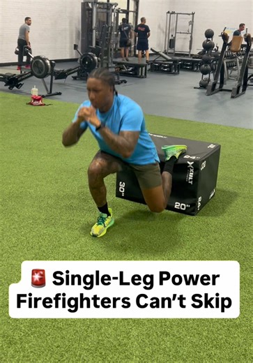 Bulgarian Split Jumps for Firefighter Performance Training