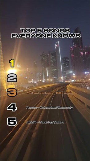 🏆 TOP 5 SONGS EVERYONE KNOWS #music