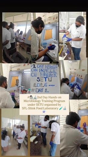 SHLOK FOOD LAB | 🧫🔬 2 Days Hands-On Microbiology Training Program 🔬🧫 Under SETU Organized by SFL – Shlok Food Laboratory, this intensive training program is... | Instagram