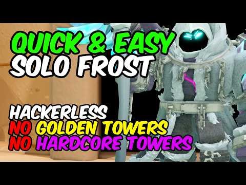 NEW NST SOLO FROST MODE - QUICK & EASY STRATEGY | Tower Defense Simulator | ROBLOX