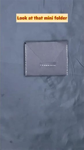 Cute DIY Mini Folder You NEED to Try ✨📁 #diy #crafts #folder #shorts #viral #fyp