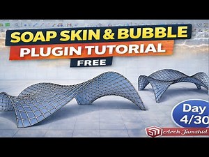 SketchUp Soap Skin & Bubble Tutorial 2026 | Create Smooth, Organic & Stunning Shapes Easily#sketchup