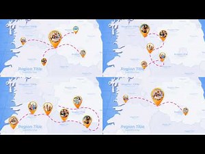 Travel Map USA - United States of America