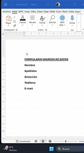 Aprende a insertar y diseñar líneas en Word para darle un toque profesional a tus formularios. Ideal para exámenes, encuestas o documentos administrativos. #Word #Ofimática #TrucosDeWord #Formularios #Productividad #AprendeConWord #MicrosoftWord | Etecnology