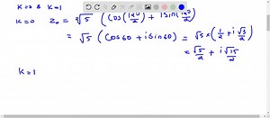 SOLVED:Finding the n th Roots of a Complex Number In Exercises 81-96,( a) use the formula on page 446 to find the indicated roots of the complex number, (b) represent each of the roots graphically, and (c) write each of the roots in standard form. Square roots of 5(cos120^∘+i sin120^∘)