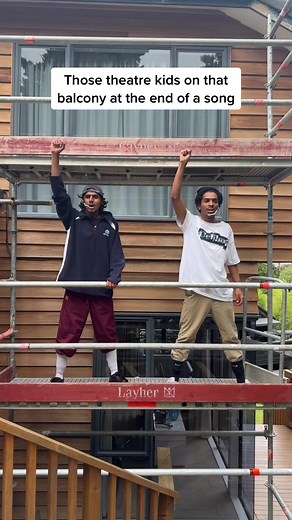 Theatre Kids Impression on Balcony Stage