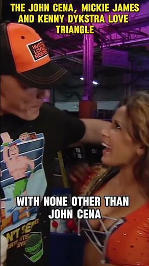 The John Cena, Mickie James and Kenny Dykstra Love Triangle #wwe #wrestling