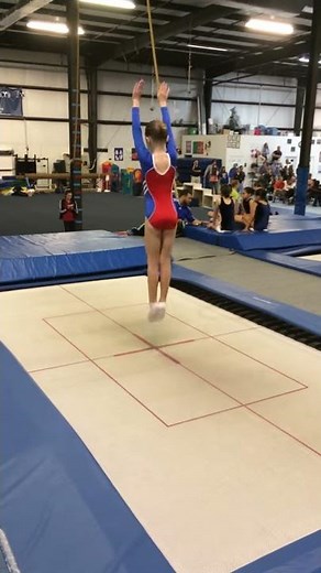 Katie's Level 4 Trampoline Routine