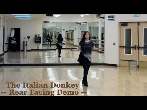 The Italian Donkey - (Christmas) Line Dance Rear Facing Demo