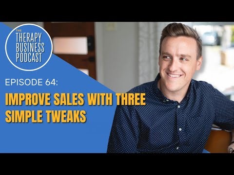 Improve Sales With Three Simple Tweaks