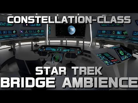 CONSTELLATION-CLASS STARSHIP BRIDGE AMBIENCE / AUTHENTIC BRIDGE SOUNDS / STAR TREK SCI-FI ASMR