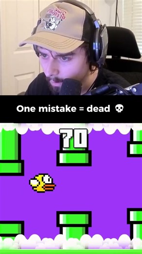 Flappy Bird... But WAY Harder 💀 #shorts #geometrydash