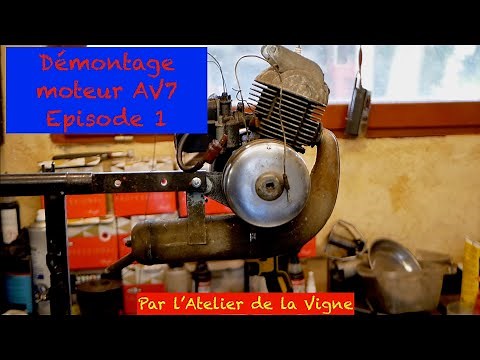 Motobécane: AV7 Engine Disassembly - Episode 1