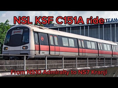 (CNY DAY SPECIAL) NSL KSF C151A 521/522 ride from NS10 Admiralty to NS7 Kranji