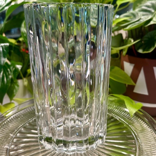 Marquis by Waterford Crystal 8.5” Oval Ribbed Vase Clear Optic Giftware Vase - Etsy Australia