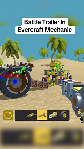 Build and Ride in Evercraft Mechanic: Mobile Gameplay