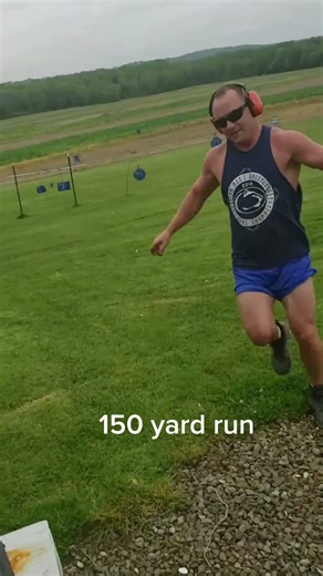 25 meter multiple target engagement shooter stress drill