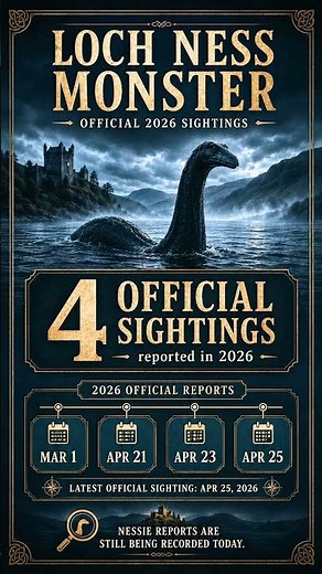 The latest official Loch Ness sighting 2026 #LochNessMonster #Nessie #LochNess
