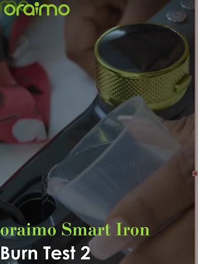 Oraimo Smart Iron Fabric Burn Test Results Revealed