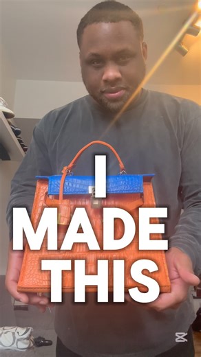 Mikel Arrindell on Instagram: "Custom Crocodile Purse with Veg tan Leather and Gold hardware Thank you for being Wuhn"