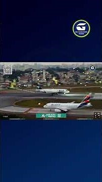 SILENCE, POWER AND BEAUTY – Azul's A320neo takeoff at CGH 💙✈️