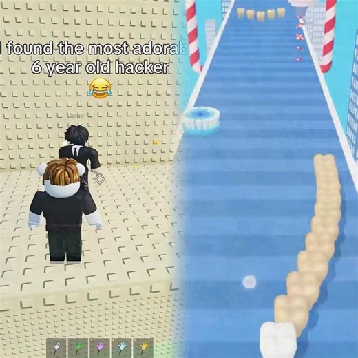 THE MOST ADORABLE HACKER ON ROBLOX #roblox #memes