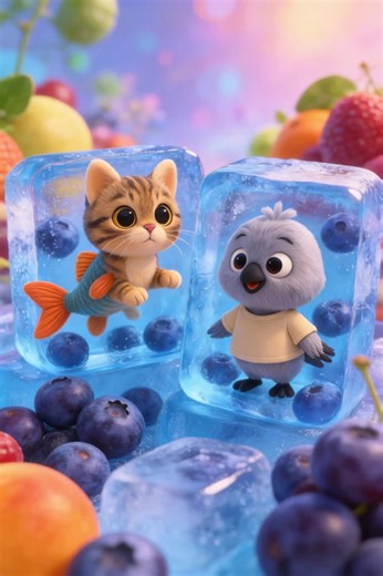 🍎 Brainrot Fruit Ice Sculpture Storage🌈#brainrot #stealabrainrot #tiktok #tralalerotralala #aibrainrot