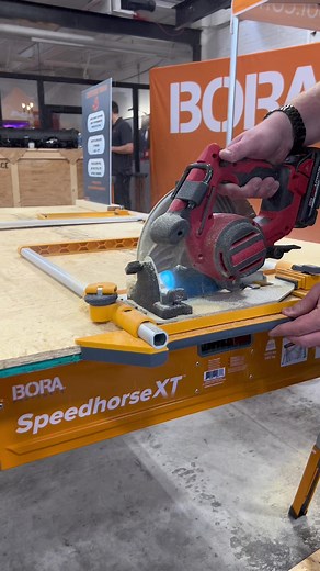 This @boratool NGX Twin Rail Rip Guide will work with just about any circ saw. Aluminum rails with easy to read markings. Only $89. @hardwarehuddle . . . . #shoplife #hardwarehuddle23 #boratools #bora #diy #howto #tools #toolsofthetrade #construction #woodworking #fridayvibes