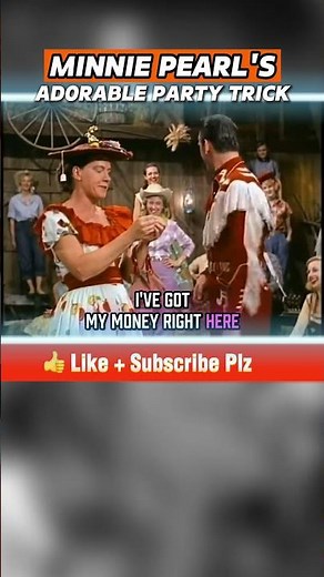 Minnie Pearl Steals a Kiss from Carl Smith At The Grand Ole Opry! #Shorts #CountryMusic
