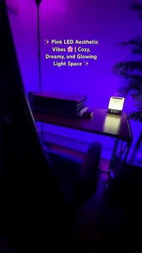 ✨ Pink LED Aesthetic Vibes 🌸 | Cozy, Dreamy, and Glowing Light Space ✨