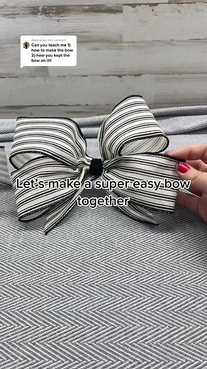 Easy DIY Fancy Bow Tutorial with Non-Wire Ribbon