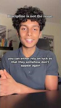 Struggling with discipline? Think again.