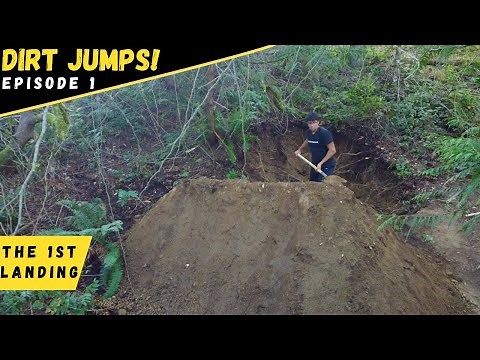 Building a Full DIRT JUMP LINE in my Backyard!