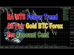 EA MT5 Follow Trend MA Cross v1 Robot Trading XAUUSD M1