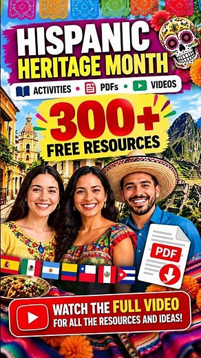 Hispanic Heritage Month 🌎 | 300+ FREE Activities & Resources 🎉