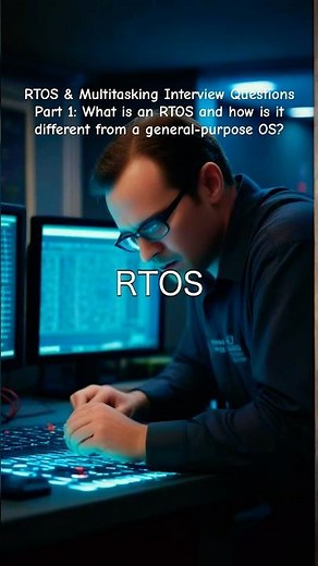 RTOS Interview Questions Part 1: What is an RTOS and how is it different from a general-purpose OS?