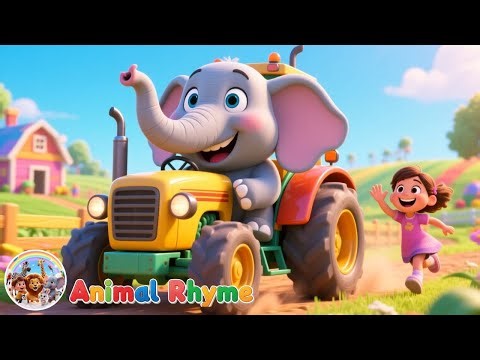 The Elephant Tractor | Bella’s Stomping Color Adventure and Kids Farm Song