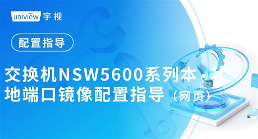 交换机NSW5600系列本地端口镜像配置指导（网页）