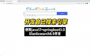 使用java开发一款属于自己的搜索引擎系统