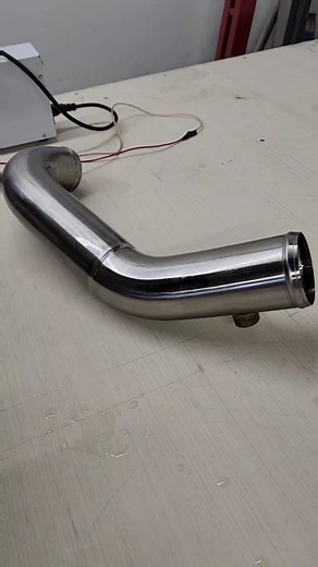 Coloring Process on Titanium Intercooler Piping