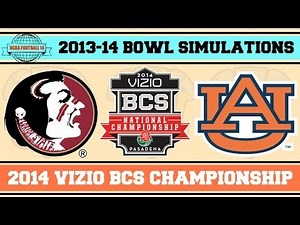 VIZIO BCS National Championship (Auburn vs Florida State) NCAA Football 14
