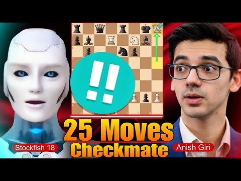 Stockfish 18 Checkmated Anish Giri in Just 25 Moves by Sacrificing Its Queen | Ramachess.com