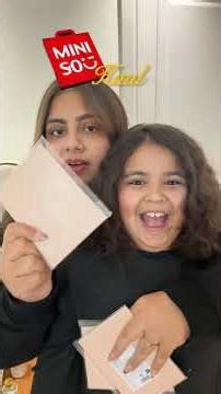 Mini so haul with my MINI ME 👯‍♀️❤️💋 #miniso#haulvideo#minime#explore#kids