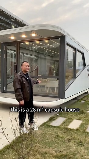 Luxury Tiny Capsule House Tour | Smart Tech & Modern Design